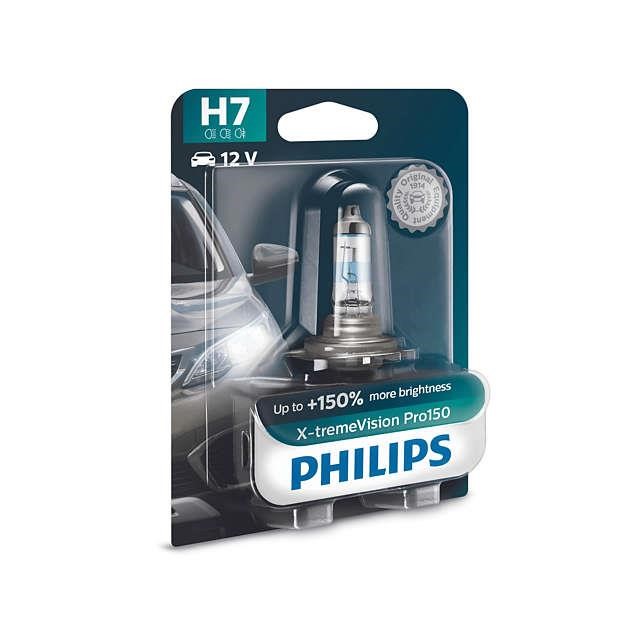  Лампа галогенная Philips X-tremeVision +150% H7 12V 55W 12972XVPB1 Philips 12972XVPB1