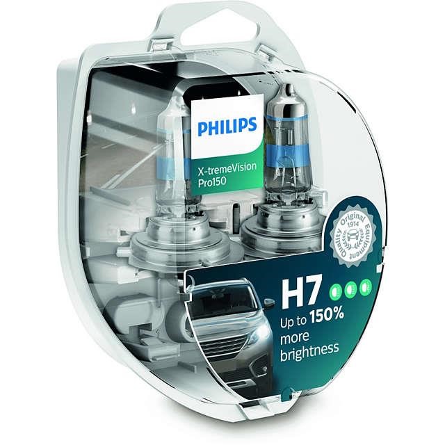  Лампа галогенная Philips X-tremeVision +150% H7 12V 55W 2 шт.12972XVPS2 Philips 12972XVPS2