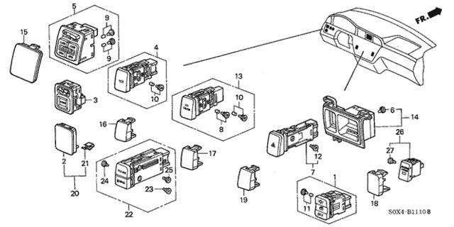  Лампа накаливания 36776S0XA01 Honda 36776-S0X-A01