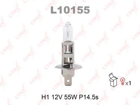  Лампа галогенная H1 12V 55W L10155 LYNXauto L10155