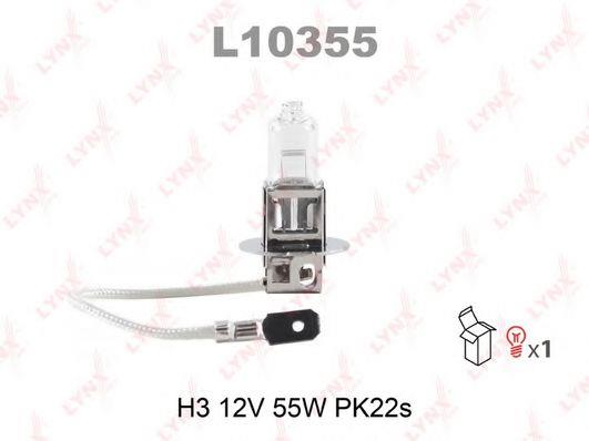  Лампа галогенная H3 12V 55W L10355 LYNXauto L10355