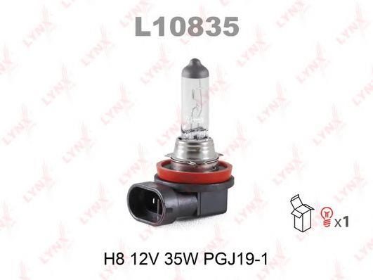  Лампа галогенная H8 12V 35W L10835 LYNXauto L10835