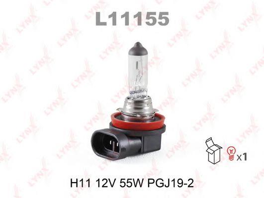  Лампа галогенная H11 12V 55W L11155 LYNXauto L11155