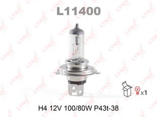  Лампа галогенная H4 12V 10080W L11400 LYNXauto L11400