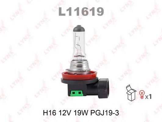  Лампа галогенная H16 12V 19W L11619 LYNXauto L11619