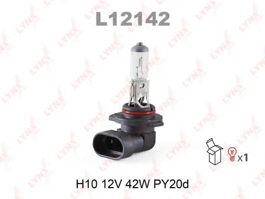  Лампа галогенная H10 12V 42W L12142 LYNXauto L12142