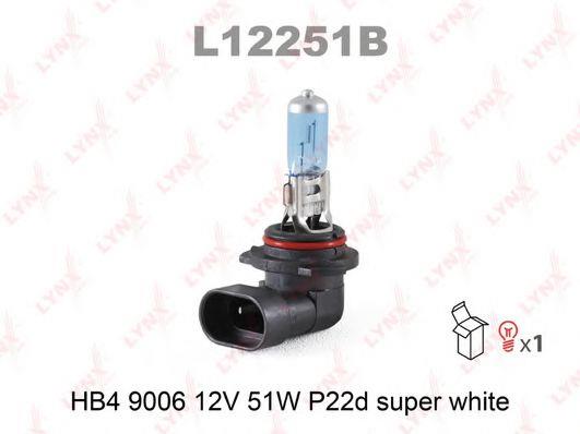  Лампа галогенная LYNXauto HB4 12V 51W L12251B LYNXauto L12251B