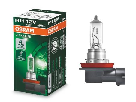  Лампа галогенная Osram Ultra Life H11 12V 55W 64211ULT Osram 64211ULT