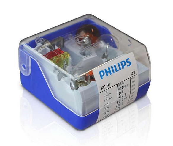  Набор запасных ламп Philips Single Kit H1 12V 55008SKKM Philips 55008SKKM