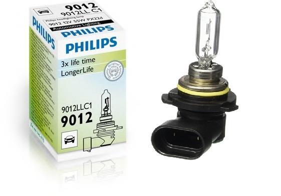  Лампа галогенная Philips LongLife HIR2 12V 55W 9012LLC1 Philips 9012LLC1