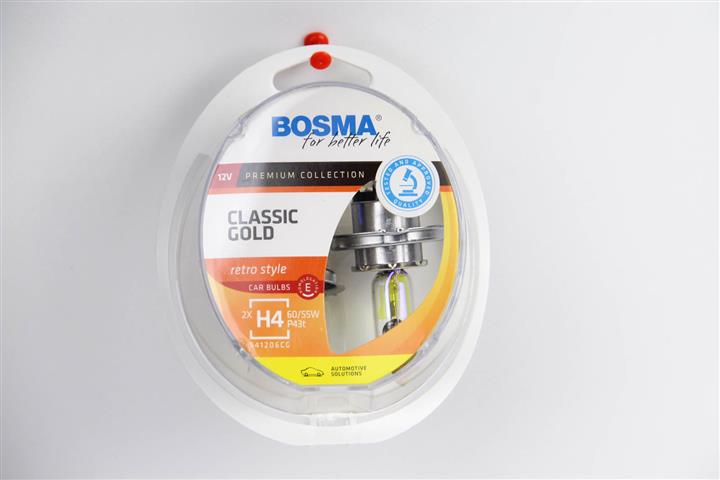  Лампа галогенная BOSMA CLASSIC GOLD H4 12V 6055W 2 шт.8917 BOSMA 8917