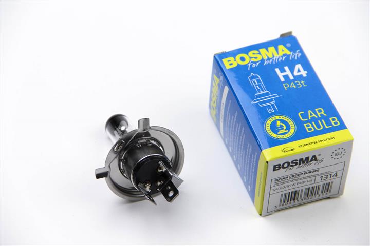  Лампа галогенная H4 12V 6055W 1314 BOSMA 1314