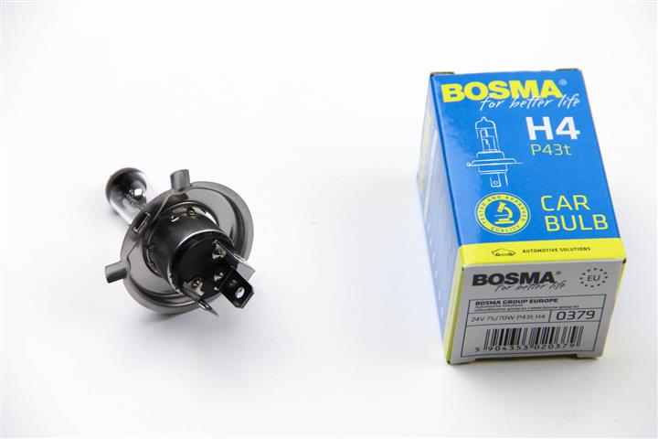  Лампа галогенная H4 24V 7570W 0379 BOSMA 0379