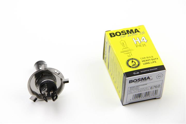  Лампа галогенная BOSMA HEAVY DUTY LONG LIFE H4 24V 7570W 6760 BOSMA 6760