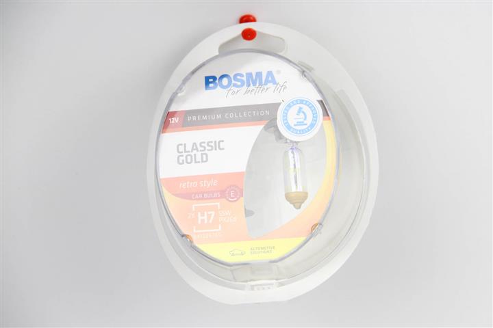  Лампа галогенная BOSMA CLASSIC GOLD H7 12V 55W 2 шт.8924 BOSMA 8924