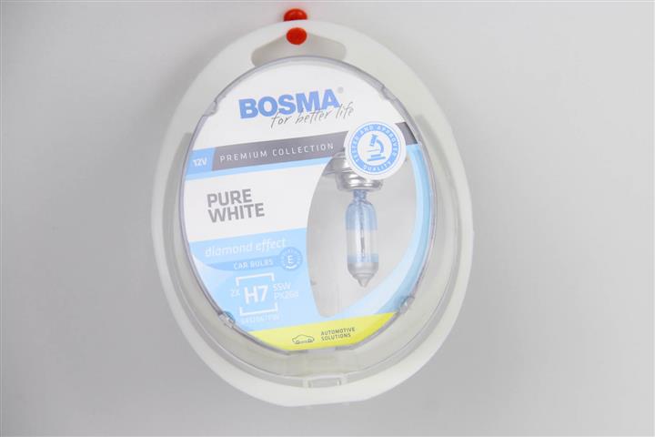  Лампа галогенная BOSMA PURE WHITE H7 12V 55W 2 шт.8894 BOSMA 8894