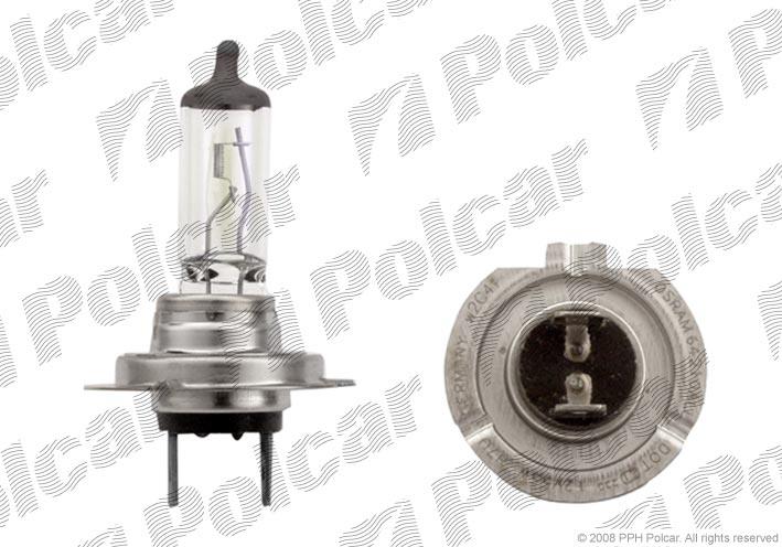  Лампа галогенная Polcar H7 12V 55W 99ZS095A Polcar 99ZS095A