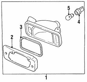  Лампочка 784920430 Subaru 784920430