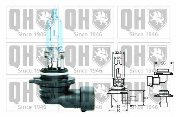  Лампа галогенная HB3 12V 60W QBL9005 Quinton Hazell QBL9005