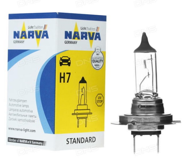  Лампа галогенная Narva Standard H7 12V 55W 483283000 Narva 483283000