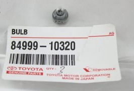  Лампа накаливания 8499910320 Toyota 84999-10320