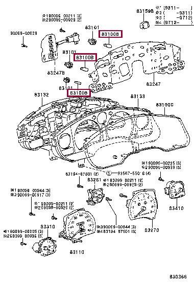  Лампа галогенная 8311924070 Toyota 83119-24070