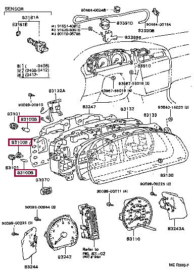  Лампа галогенная 8311924470 Toyota 83119-24470