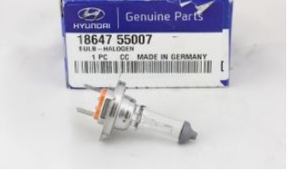  Лампа галогенная H7 12V 55W 1864755007 HyundaiKia 18647 55007