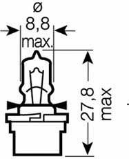  Лампа накаливания 64122MF Osram 64122 MF