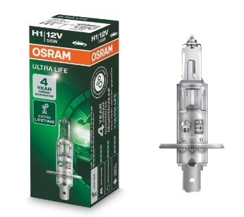  Лампа галогенная Osram Ultra Life H1 12V 55W 64150ULT Osram 64150ULT