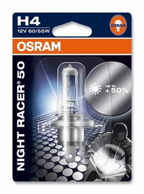  Лампа галогенная Osram Night Racer +50% Moto H4 12V 6055W 64193NR501B Osram 64193NR5-01B