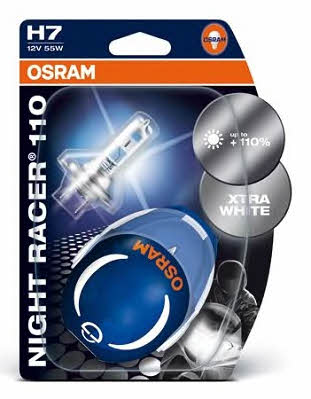  Лампа галогенная Osram Night Racer +110% Moto H7 12V 55W 64210NR102B Osram 64210NR1-02B