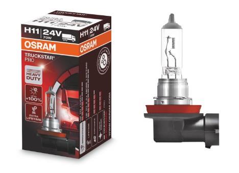  Лампа галогенная Osram TruckStar Pro +100% H11 24V 70W 64216TSP Osram 64216TSP