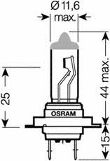  Лампа галогенная H7 12V 65W 64217 Osram 64217