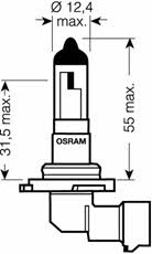  Лампа галогенная Osram Cool Blue Intense HB4 12V 51W 9006CBI Osram 9006CBI