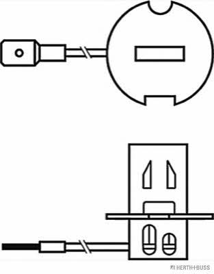  Лампа галогенная H3 12V 55W 89901213 H+B Elparts 89901213