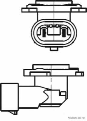  Лампа галогенная H10 12V 42W 89901305 H+B Elparts 89901305