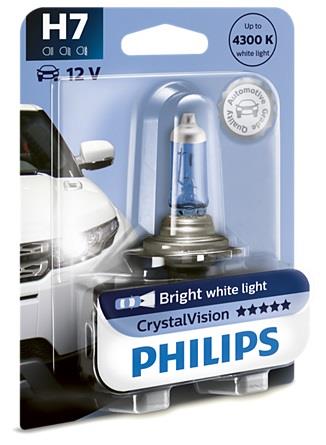  Лампа галогенная Philips CristalVision H7 12V 55W 12972CVB1 Philips 12972CVB1