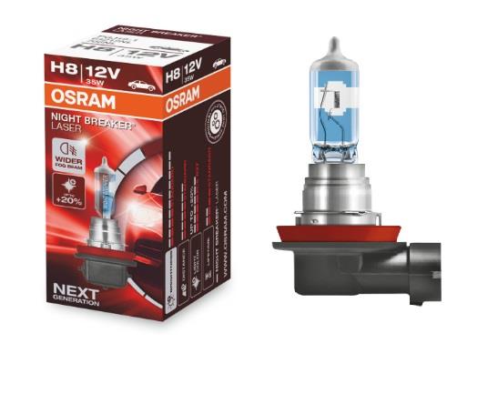  Лампа галогенная Osram Night Breaker Laser +150% H8 12V 35W 64212NL Osram 64212NL