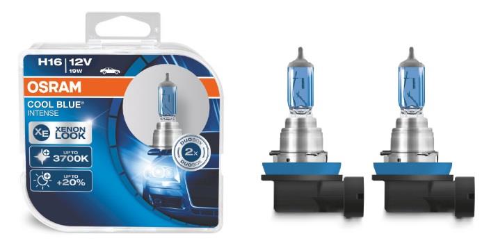  Лампа галогенная Osram Cool Blue Intense H16 12V 19W 2 шт.64219CBIHCB Osram 64219CBI-HCB