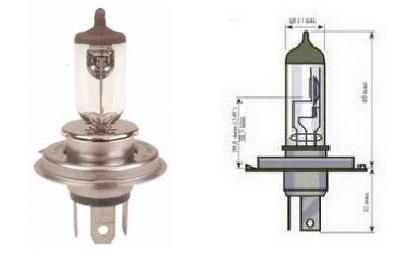  Лампа галогенная HS1 12V 3535W 202976 SCT 202976