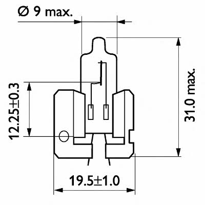  Лампа накаливания 12507 Philips 12507