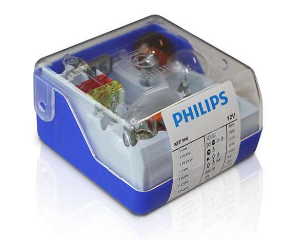  Набор запасных ламп Philips Single Kit H4 12V 55005SKKM Philips 55005SKKM