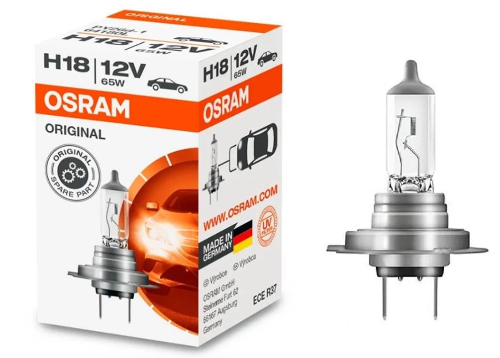  Лампа галогенная H18 12V 65W 64180L Osram 64180L