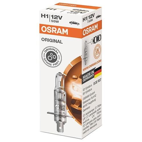  Лампа галогенная Osram Original H1 12V 55W 6415001B Osram 64150-01B