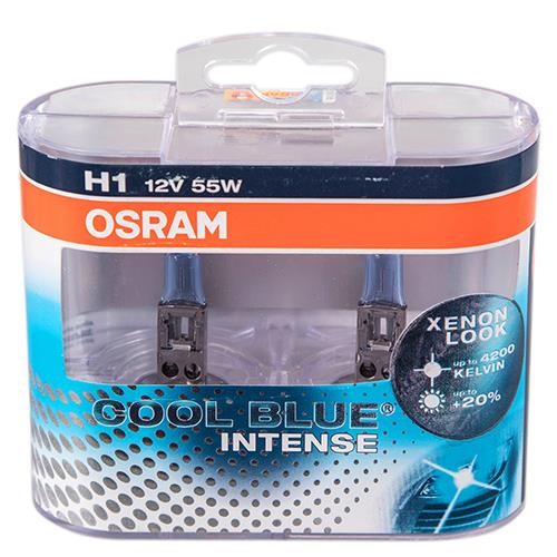  Автолампа OSRAM Cool Blue Intense +20% H1 12V 55W P14.5s 64150CBI-HCB BOX 64150CBIBOX Osram 64150CBI BOX