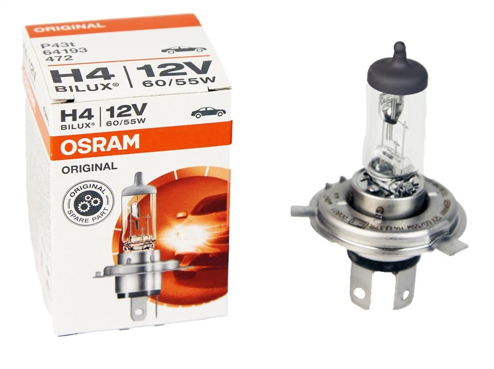  Лампа галогенная Osram Original H4 12V 6055W 64193 Osram 64193