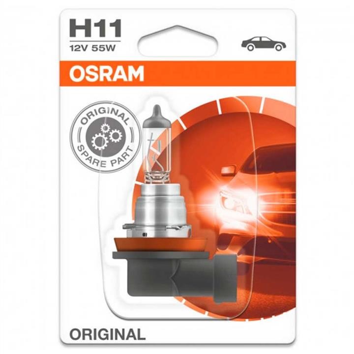  Лампа накаливания H11 12V 55W PGJ19-2 ORIGINAL LINE 64211L01B Osram 64211L+-01B