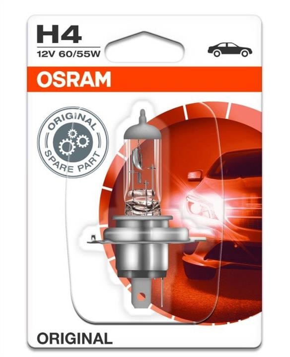  Лампа галогенная Osram Original H4 12V 6055W 64193BLI Osram 64193-BLI