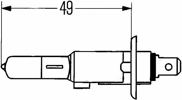  Лампа галогенная H1 12V 55W 8GH002089131 Hella 8GH 002 089-131